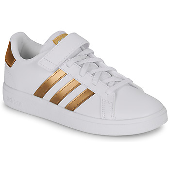 Sko Pige Lave sneakers Adidas Sportswear GRAND COURT 2.0 EL Hvid / Guld