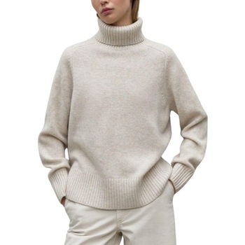 textil Dame Sweatshirts Ecoalf CAQUIALF KNIT Beige