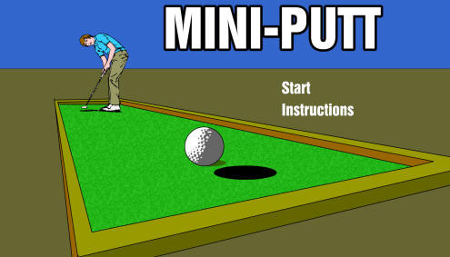 Minigolf flash spil