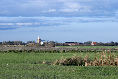 Dansk Landskab, Ballum Kirke, Sønderjylland.