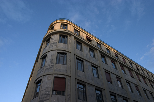 Cornerbuilding Nikolajgade/Laksegade, Copenhagen, Denmark