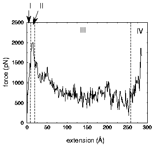 force-extension graph