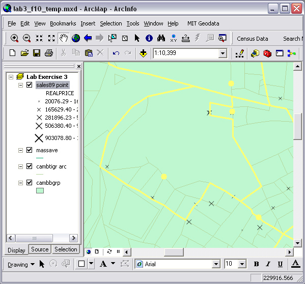 point-in-polygon example