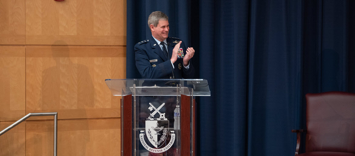 NDU President Lieutenant General Michael T. Plehn, USAF