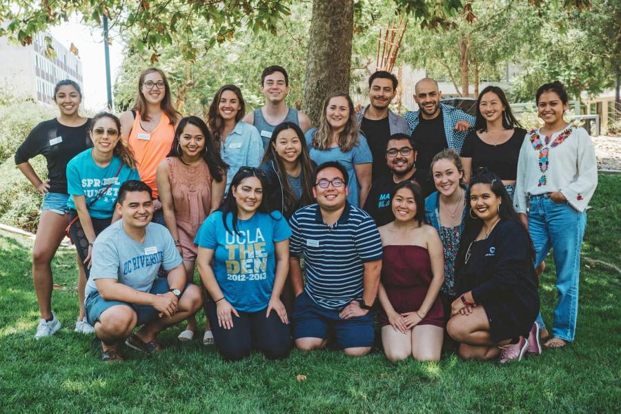 group photo showing assistant resident directors during a team training and development activity