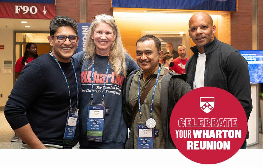 Celebrate Your Wharton Reunion