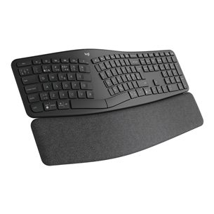 Logitech ERGO K860, SWE, must - Juhtmevaba klaviatuur 920-009168