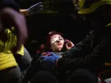 La joven de 19 a&ntilde;os herida de un ojo durante la concentraci&oacute;n contra el encarcelamiento de Hasel de este martes en Barcelona.