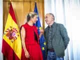 Pepe &Aacute;lvarez, este martes con la vicepresidenta Yolanda D&iacute;az