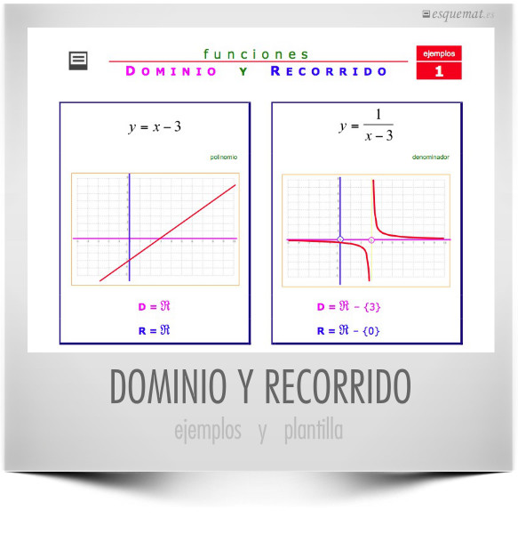 DOMINIO Y RECORRIDO