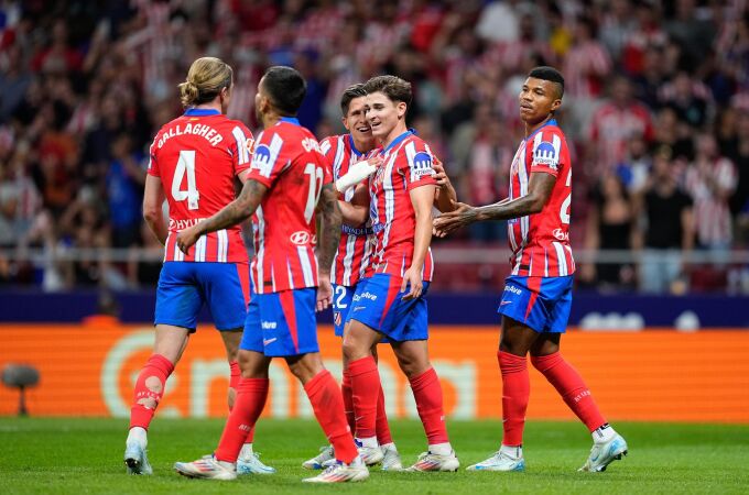 MADRID.-El Atlético arranca animado el reto de la Champions ante el peligroso RB Leipzig alemán