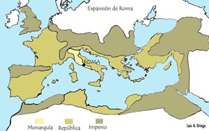 Mapa de Roma