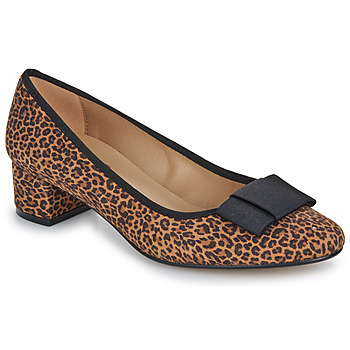 Zapatos Mujer Bailarinas-manoletinas Betty London Hélène Leopardo