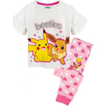 textil Niña Pijama Pokemon Besties Rojo