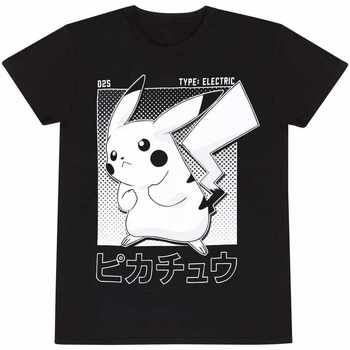 textil Tops y Camisetas Pokemon HE1881 Negro