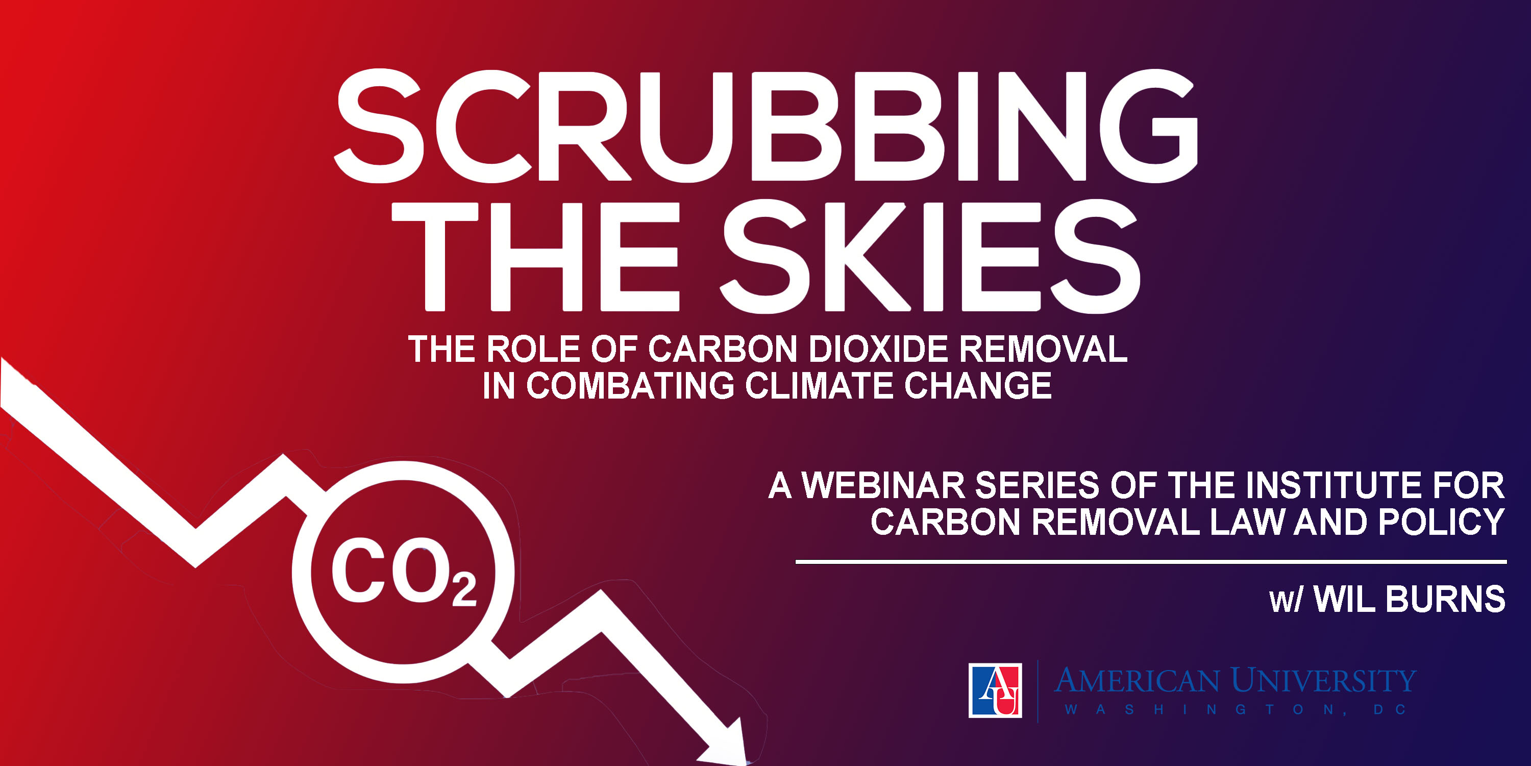 Webbanner for scrubbing the skies webinar series