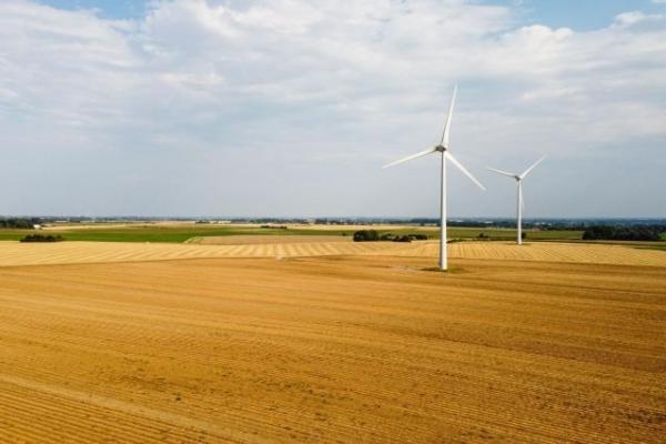 a windmill in a field