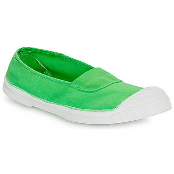 Shoes Women Slip ons Bensimon TENNIS ELASTIQUE Green