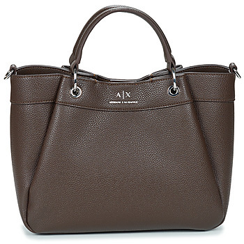 Bags Women Handbags Armani Exchange SHOPPING M - WOMAN'S SHOPPING M Brown / Dark