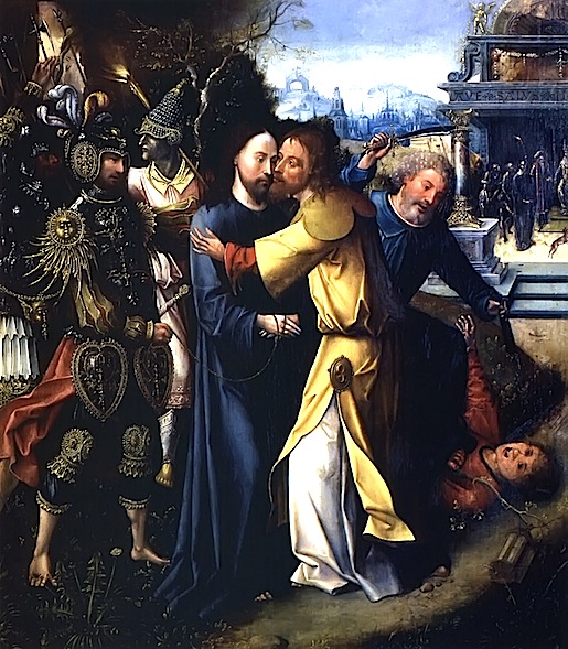 Cornelis Engebrechtsz: The Kiss of Judas, 1500.