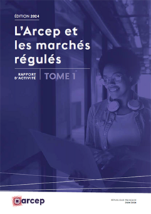 Illustration de la couverture du rapport annuel de l'Arcep, édition 2024