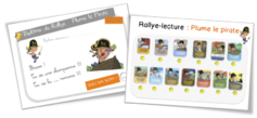 Rallye lecture CE1-CE2 : Plume le pirate 