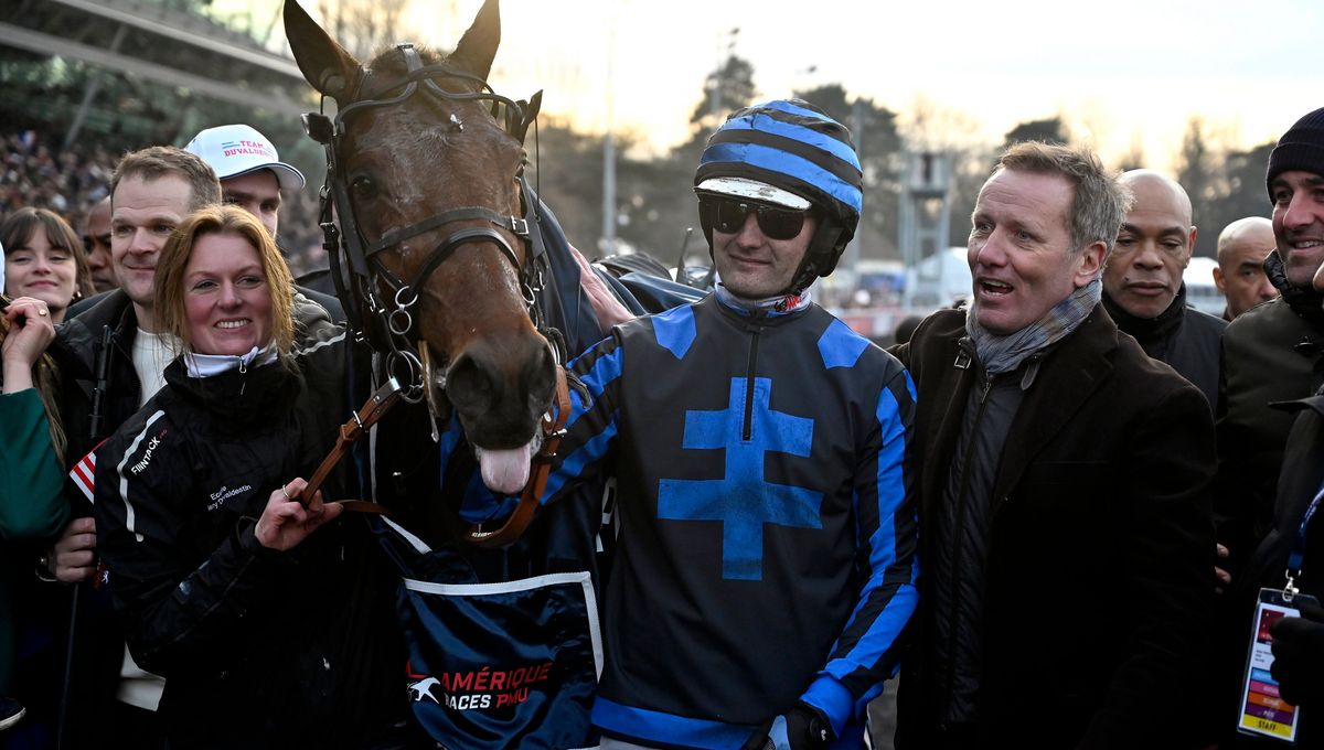 Idao de Tillard et son driver Clément Duvaldestin ont remporté le Prix d'Amérique le 28 janvier dernier.