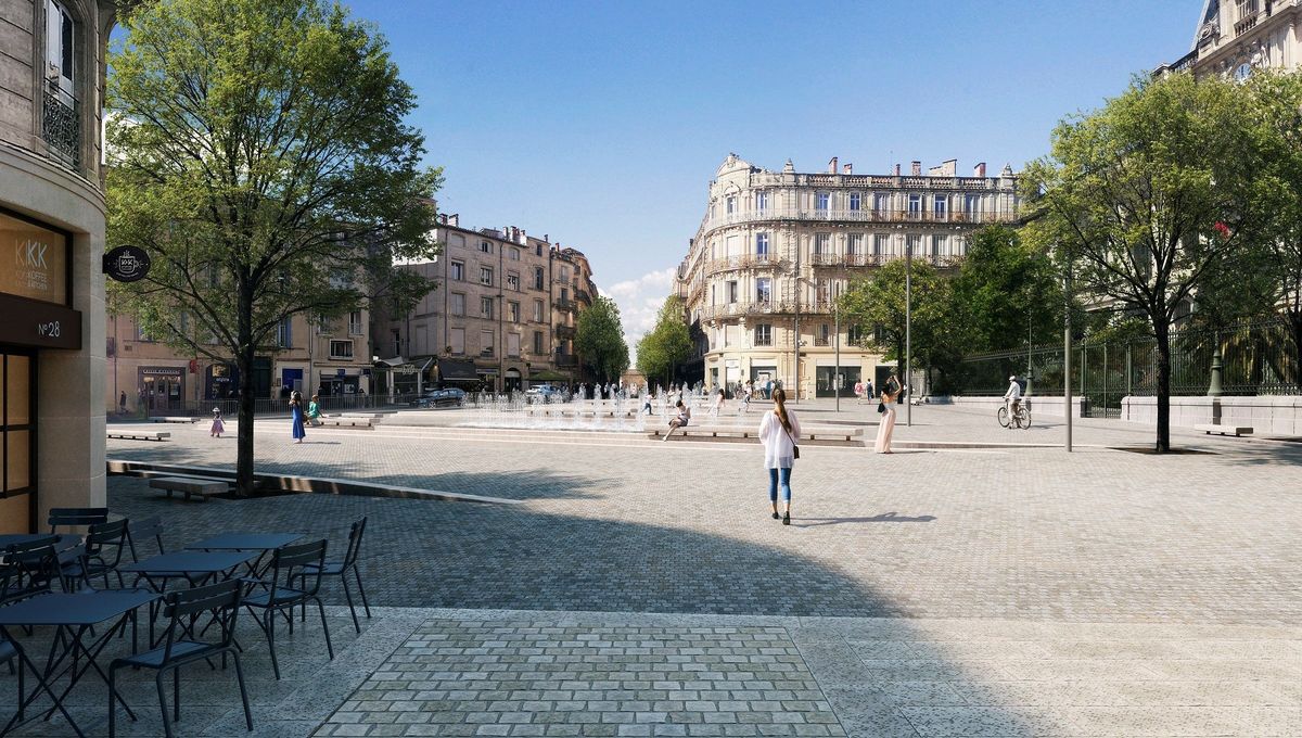 Présentation de la future place des Martyrs de la résistance à Montpellier