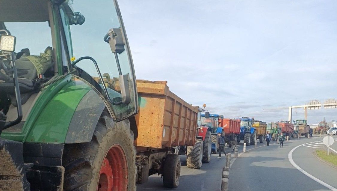 Manifestation en cours sur l'A62 à Castelsarrasin