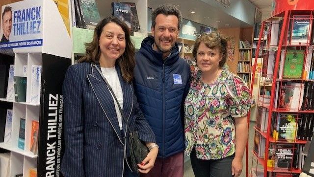 Sophie Bertrand (association L'Escargot Noir), Olivier Bordes et Magali Bancherelle (Calligrammes)