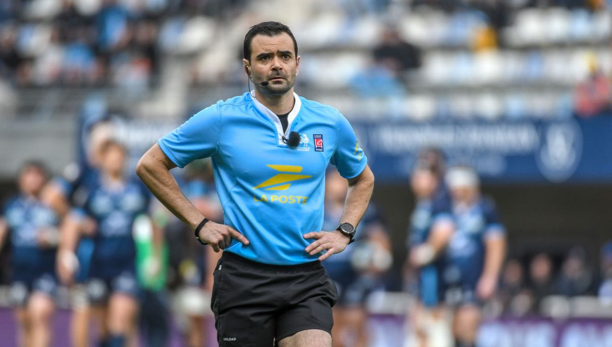 Pierre Brousset va arbitrer la demi-finale de Top 14 ce 22 juin 2024 entre le Stade Français et l'Union Bordeaux Bègles.