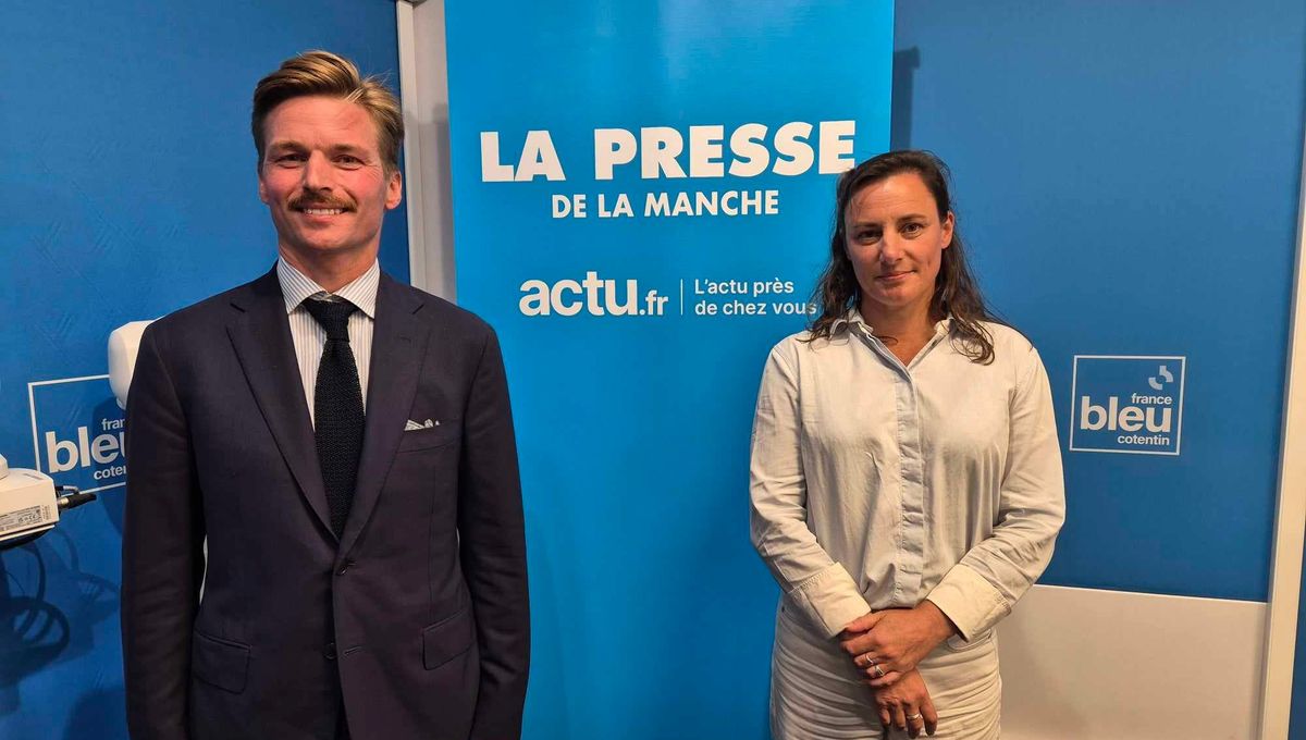 Nicolas Conquer (LR-RN) et Anna Pic (PS-NFP) débattent sur France Bleu Cotentin en partenariat avec la Presse de la Manche