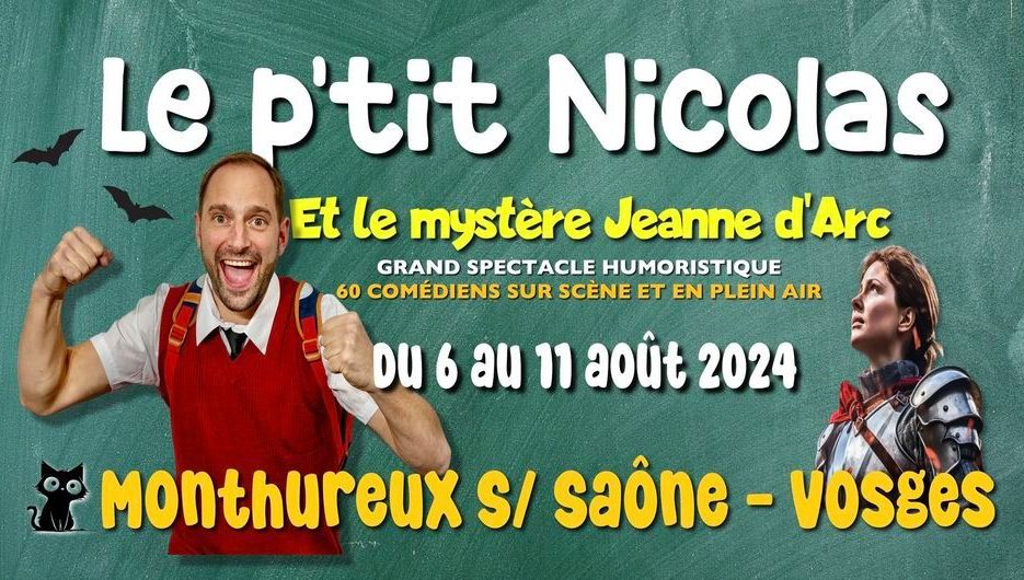 Affiche du spectacle le p'tit Nicolas