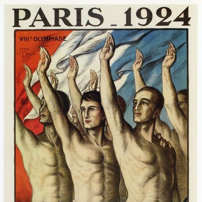 Affiche des Jeux olympiques à Paris en 1924