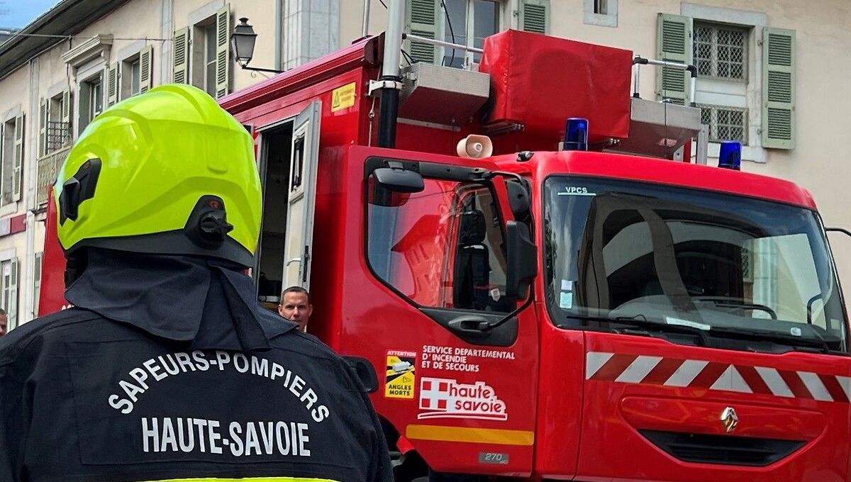 Un incendie s'est déclaré ce vendredi sur le chantier de la nouvelle école de Sciez. 300 enfants présents sur l'école d'à côté ont été confinés. (illustration)