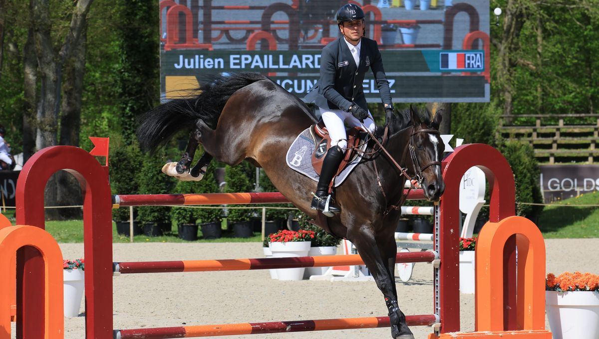 Le cavalier manchois Julien Epaillard a réalisé un sans faute pour son passage lors des qualifications du saut d'obstacles à Versailles (photo d'illustration)