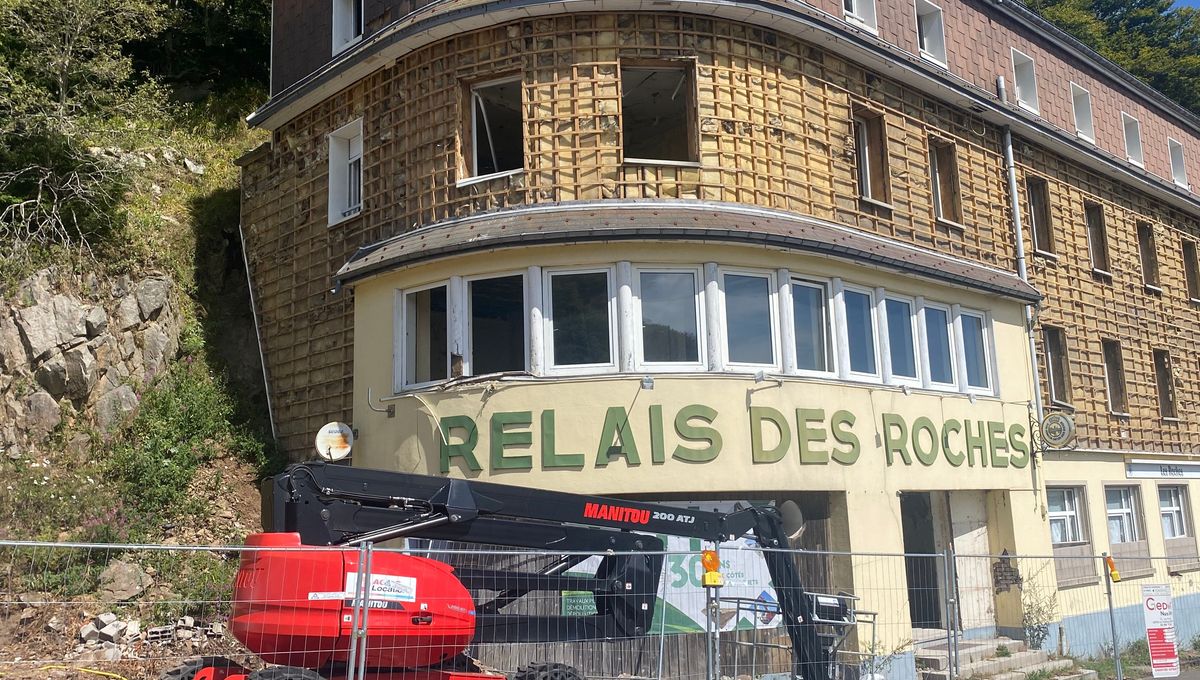 Le relais des Roches a été construit dans les années 30 au col de la Schlucht