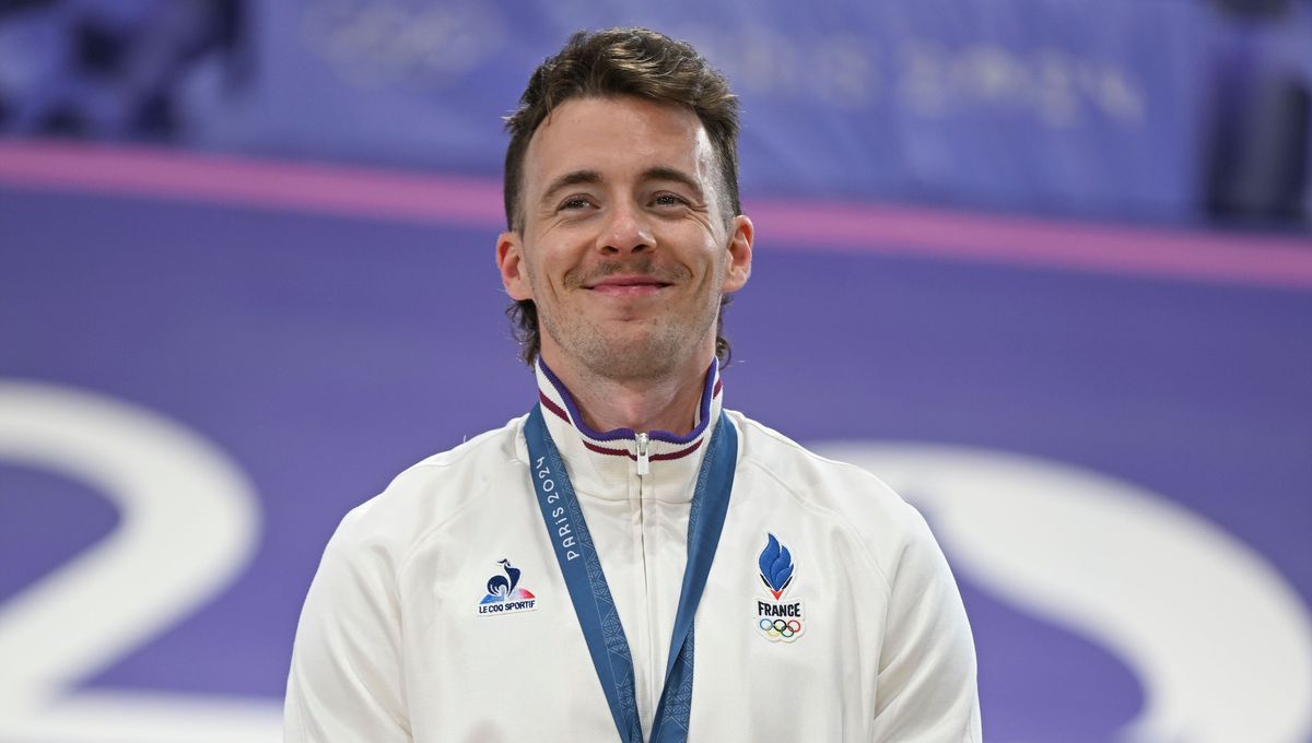 Romain Mahieu, médaillé de bronze en BMX race