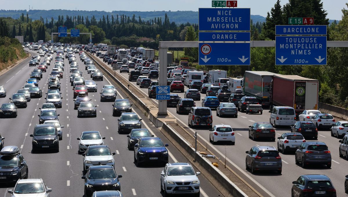 Les autoroutes du sud étaient particulièrement encombrées ce samedi