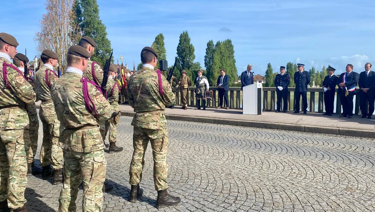 Luxembourg, Belgique et France réunis pour commémorer la libération de Cabourg par la brigade Piron le 21 août 1944.