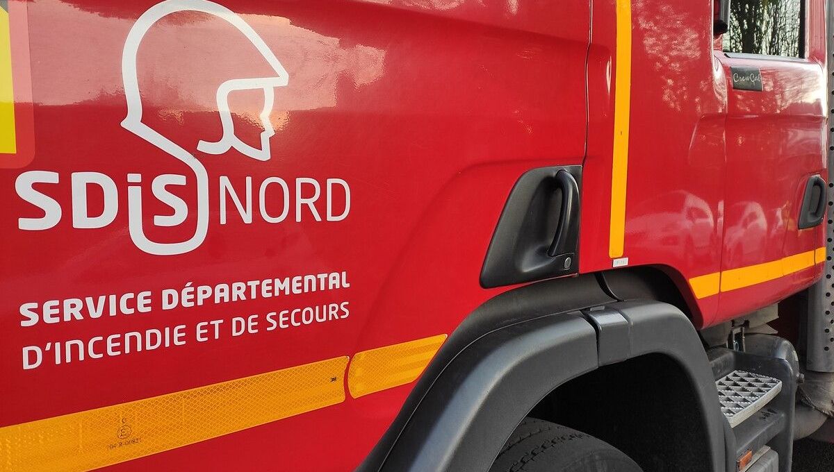 SDIS 59 / Nord. Un camion de pompiers - Illustration