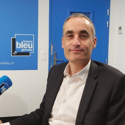 Nicolas Thierry ce jeudi matin dans les studios de France Bleu Gironde.