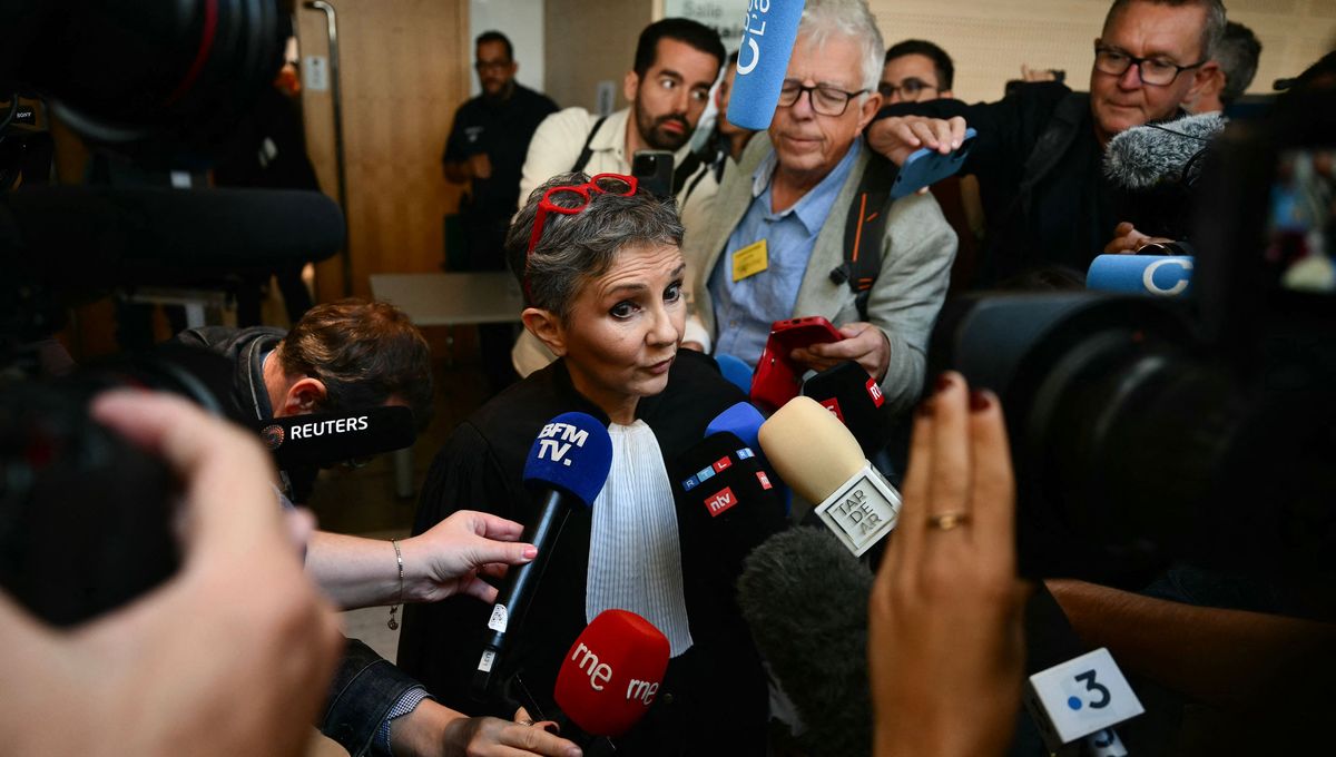 Béatrice Zavarro, avocate de Dominique Pelicot, à Avignon le 10 septembre dernier.