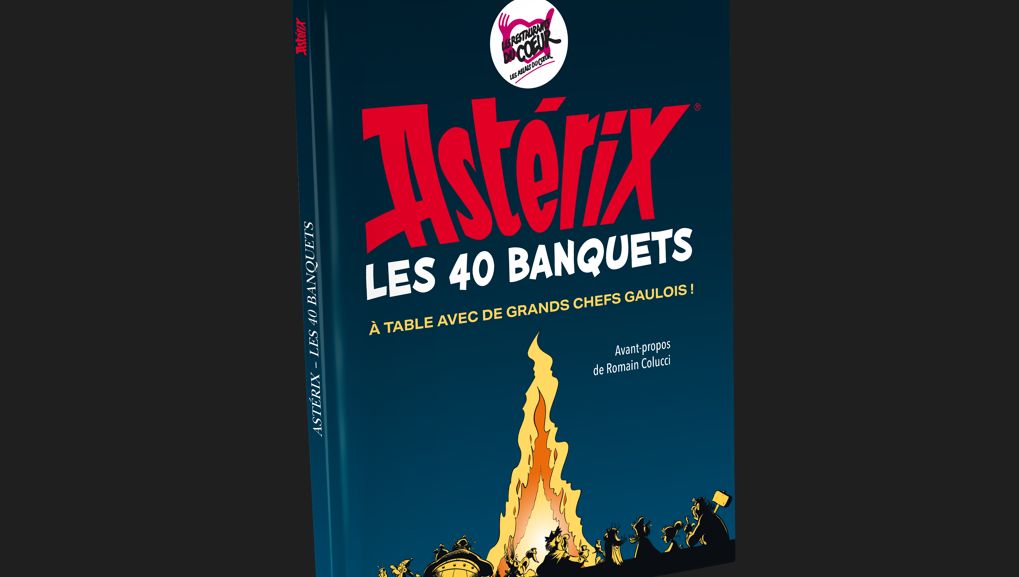 Trois grands chefs drômois dans ce livre de cuisine qui sort ce 18 septembre à l'occasion des 65 ans d'Astérix