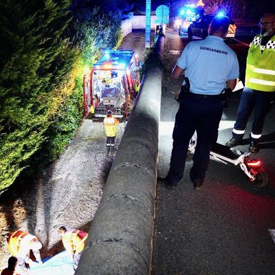 Un homme à chuté à trottinette d'une hauteur de 4 mètres au-dessus d'un parapet