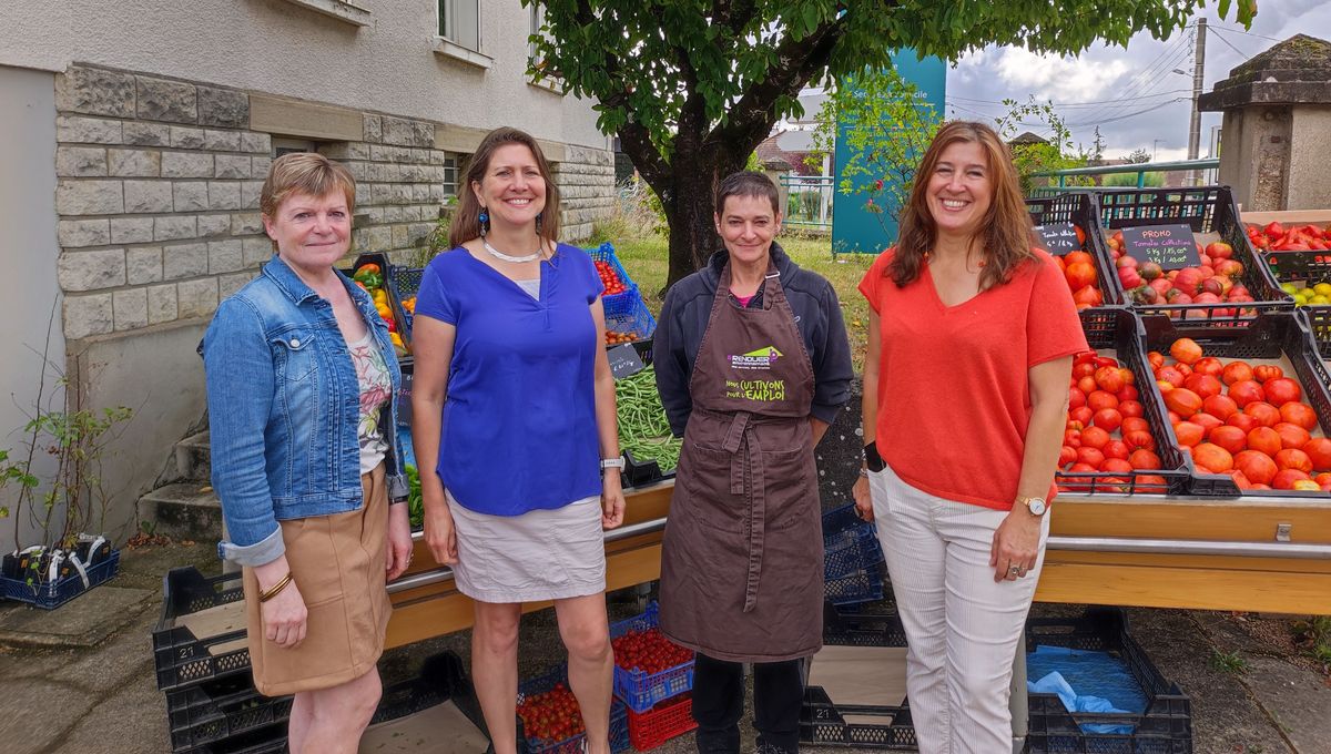 Association "Renouer" : Laure Fromentin, Claire Duchet, Véronique Litybrand et Isabelle Joachina.