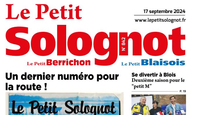 La Une du Petit Solognot du 17 septembre 2024