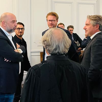 Gérard Lopez était présent ce mardi devant le tribunal de commerce de Bordeaux.