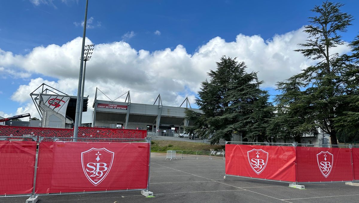 Le Stade Brestois 29 a pris ses quartiers au stade de Roudourou.