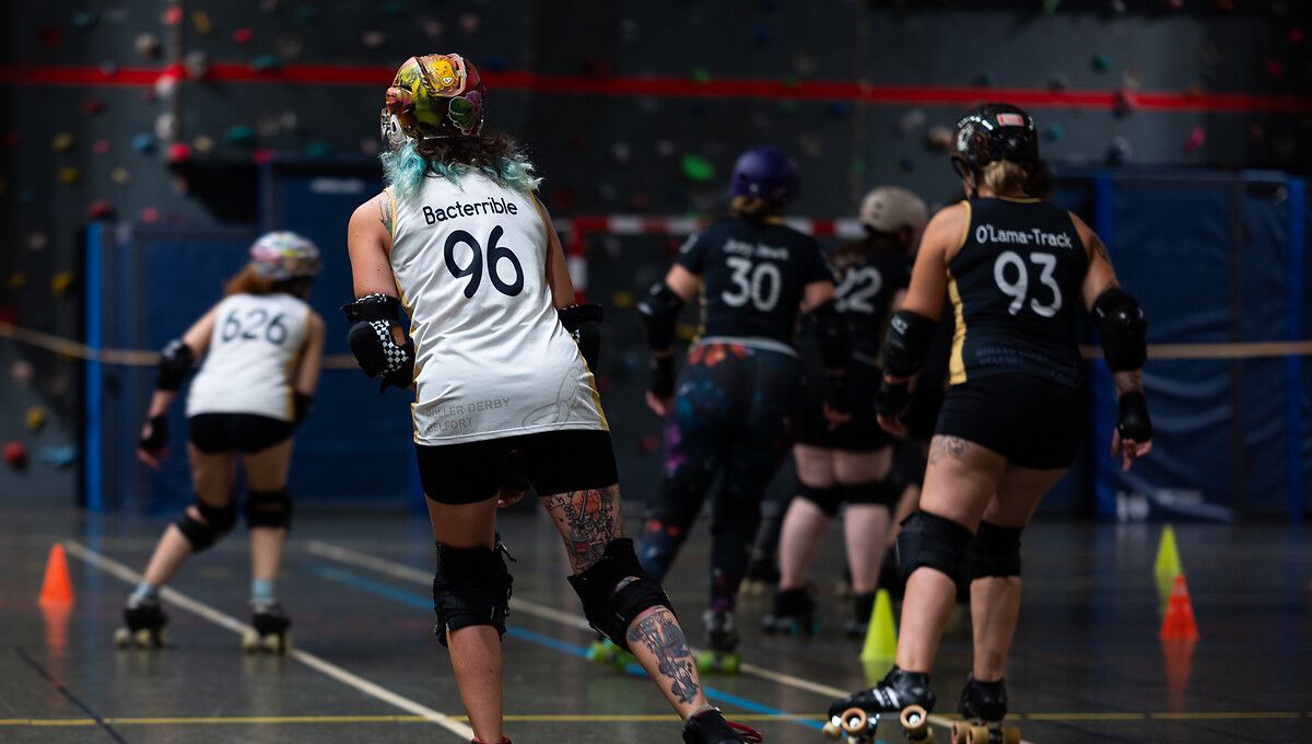 Entraînement de l'équipe de Roller Derby de Belfort